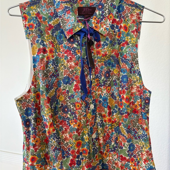 J.Crew Collection Tall Floral Belted Sheath Dress – Size 10 Tall - Picture 2 of 11